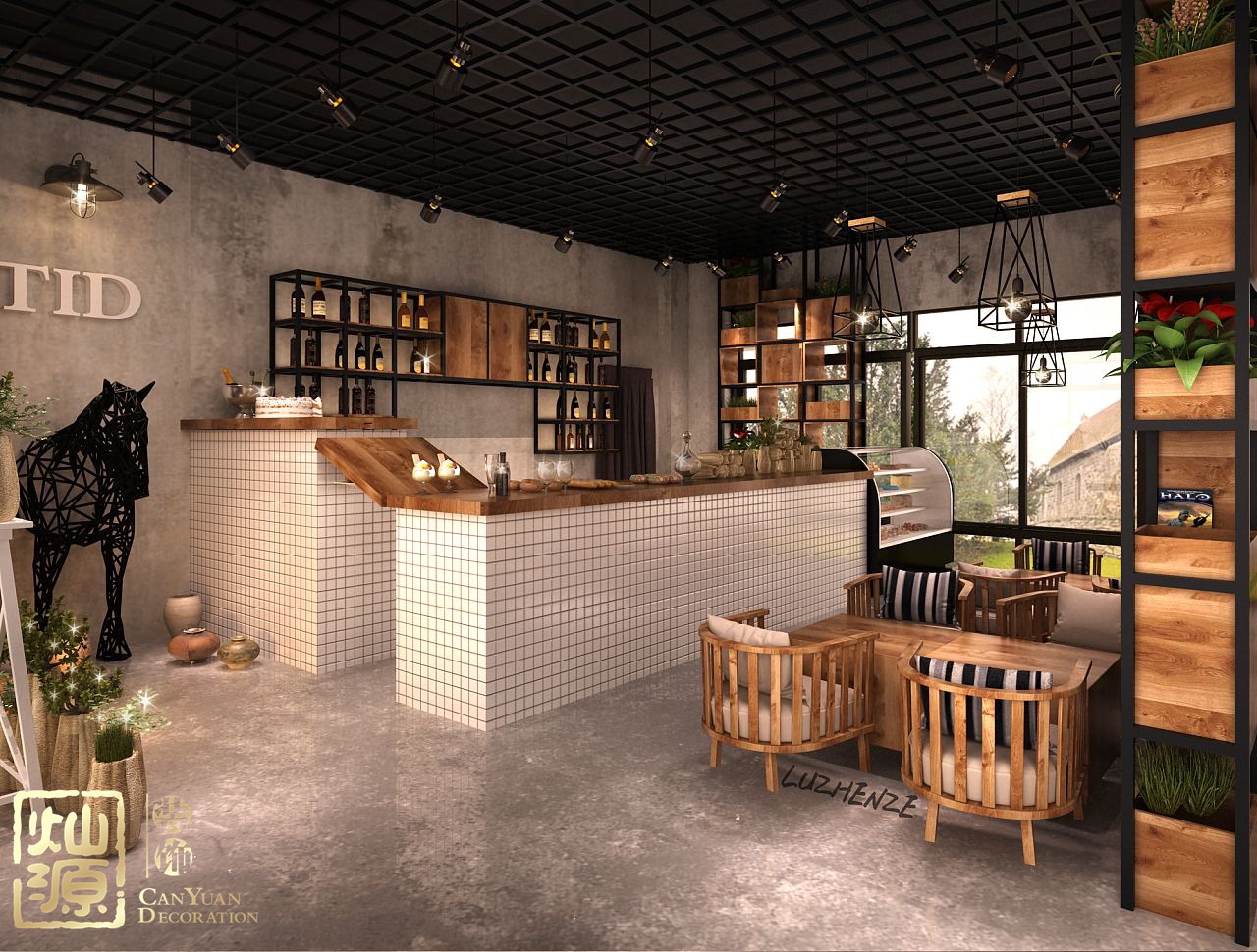 奶茶店裝修設(shè)計(jì)效果圖 奶茶店裝修設(shè)計(jì)效果圖