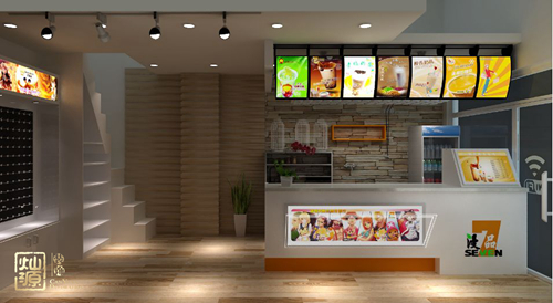 甜品店裝修效果圖 甜品店裝修效果圖