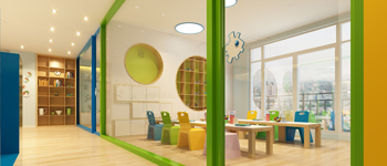 南寧幼兒園環(huán)境設計如何運用色彩心理學