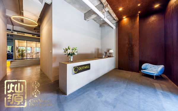 600平辦公空間設計 實現(xiàn)原始空間在辦公層面的進化