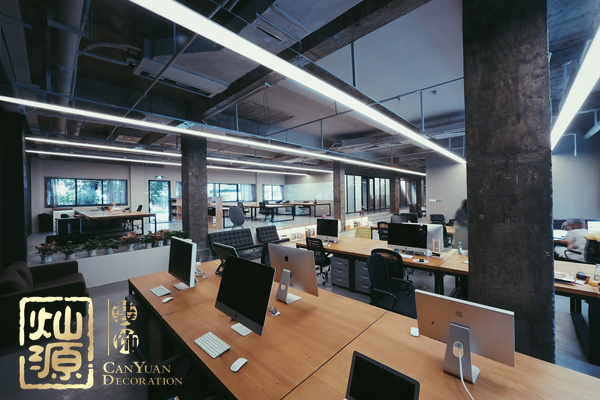 600平辦公空間設計 實現(xiàn)原始空間在辦公層面的進化