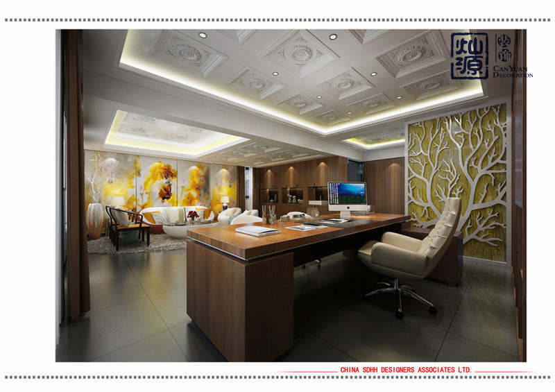 企業(yè)辦公室裝修效果圖02 企業(yè)辦公室裝修效果圖02