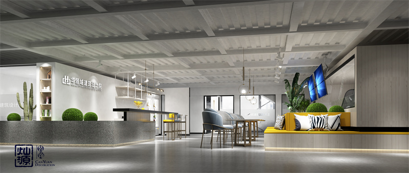 下班？不存在的！這樣的辦公室裝修設(shè)計(jì)效果圖也太上頭了吧！滿滿的氛圍感！