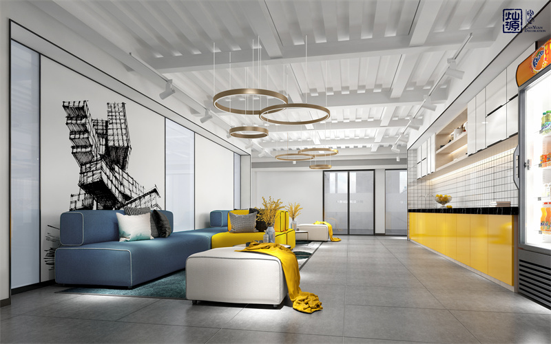 南寧辦公室裝修公司休閑區(qū)效果圖 南寧辦公室裝修公司休閑區(qū)效果圖