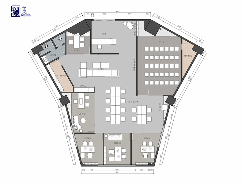 南寧工裝裝修公司—燦源裝飾設(shè)計(jì)平面圖 南寧工裝裝修公司—燦源裝飾設(shè)計(jì)平面圖