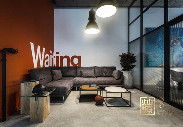 工業(yè)風(fēng)辦公室設(shè)計(jì)裝修效果圖&mdash;燦源裝飾