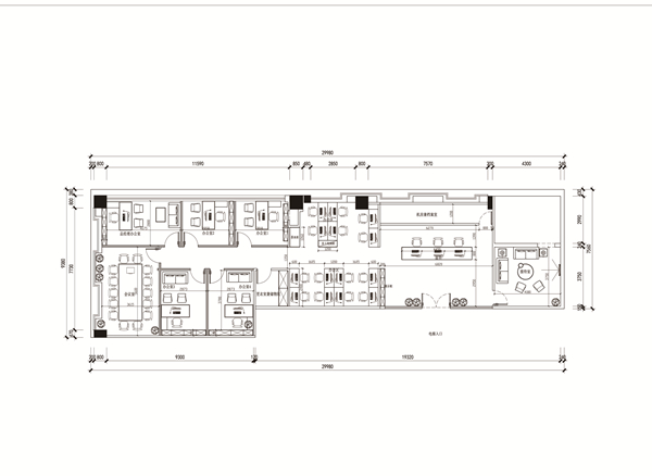 辦公室設(shè)計裝修平面圖—燦源裝飾 辦公室設(shè)計裝修平面圖—燦源裝飾