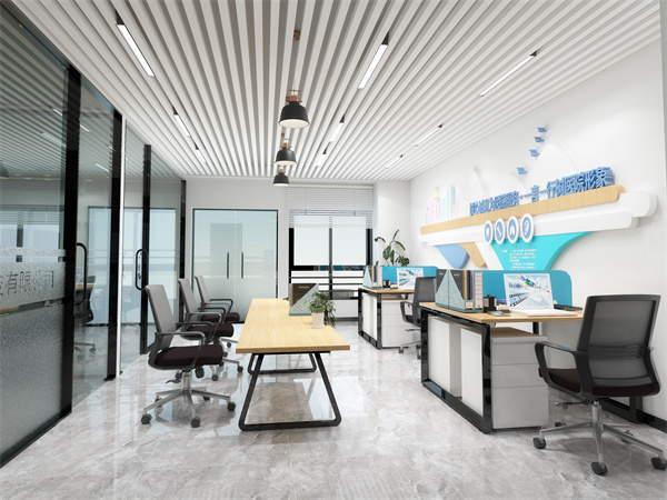 辦公室設計裝修效果圖&mdash;燦源裝飾