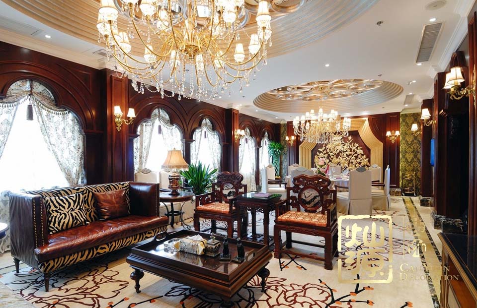 大小姐私人會所中餐廳裝修施工案例--燦源裝飾 大小姐私人會所中餐廳裝修施工案例--燦源裝飾