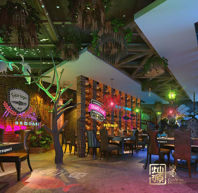 魚兒寶主題餐廳設(shè)計(jì)裝修案例-燦源裝飾 魚兒寶主題餐廳設(shè)計(jì)裝修案例-燦源裝飾