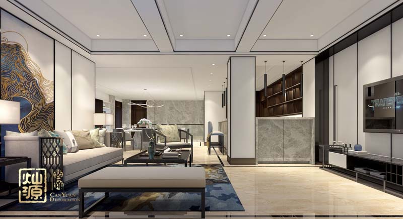 別墅設(shè)計客廳效果圖