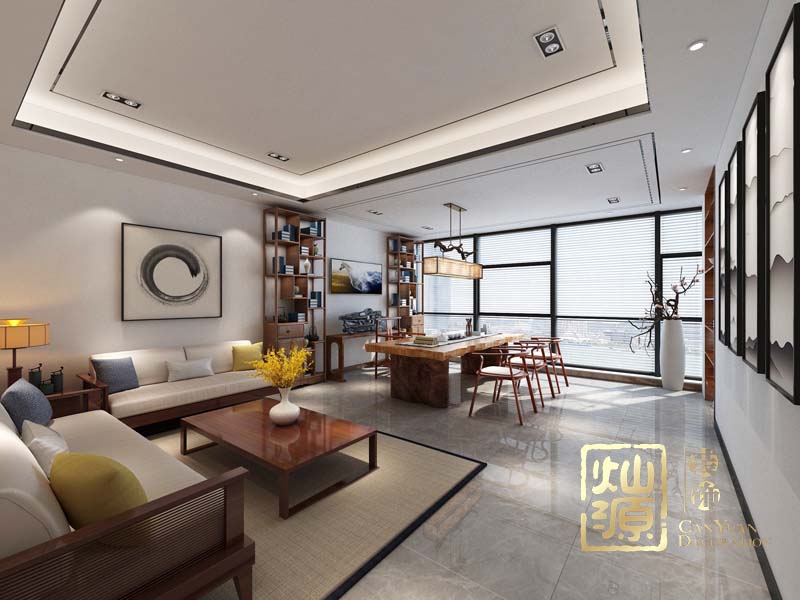 龍光世紀老板辦公室裝修案例-燦源裝飾 龍光世紀老板辦公室裝修案例-燦源裝飾