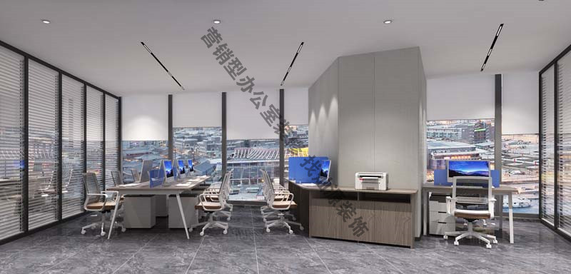 辦公室裝修設計效果圖&mdash;公共辦公室