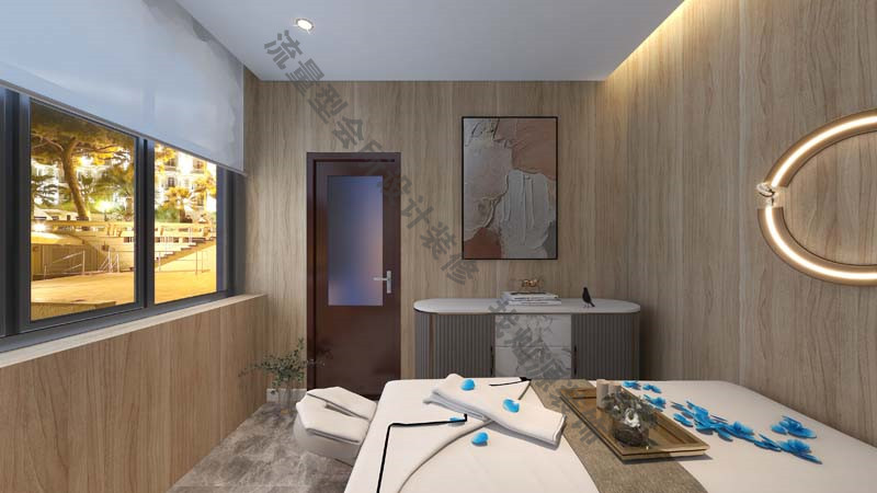 南寧足浴按摩會所設計裝修效果圖&mdash;包廂1