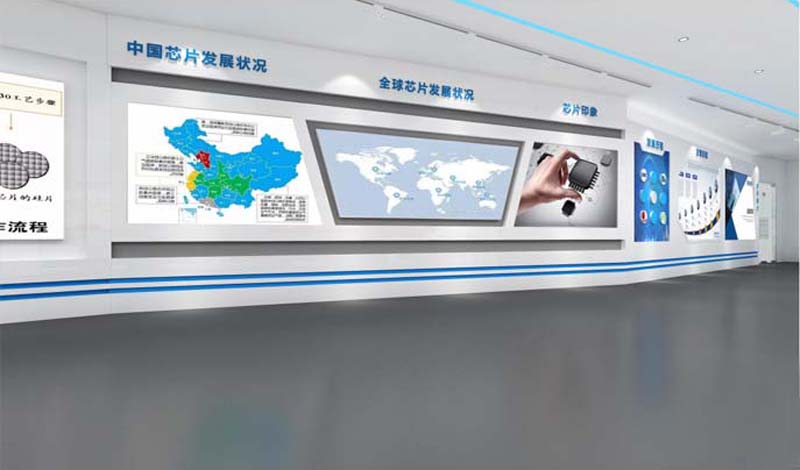 南寧企業(yè)展廳設(shè)計裝修效果圖&mdash;燦源裝飾