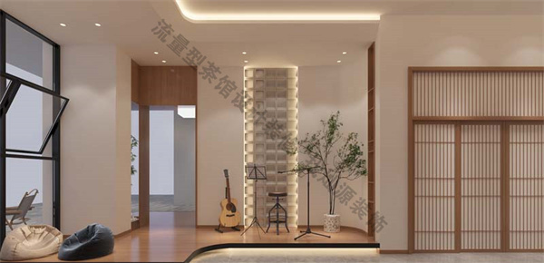 茶館設(shè)計裝修效果圖&mdash;燦源裝飾